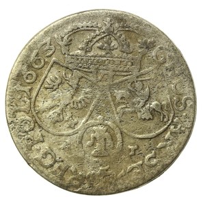 John II Casimir, Sixteen 1663 AT, Cracow (670)