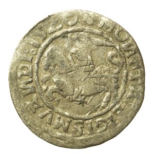 Zygmunt I Stary, Półgrosz 1520, Wilno, SIGISMVANDI - odwrócone N (681)