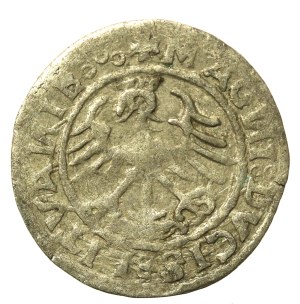 Sigismund I the Old, Half-penny 1520, Vilnius, SIGISMVANDI - reversed N (681)
