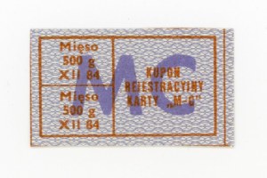 Supply card, December 1984 - MC (1089)