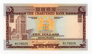 Hong Kong, Charter Bank, $5 1975 (1121)