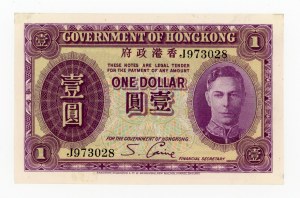 Hong Kong, Charter Bank, $1 (1936) (1122)