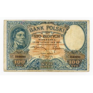 II RP, 100 złotych 1919 S.C. (1130)