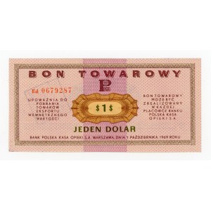 Pewex, 1 dolar 1969 Ed (1131)