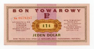 Pewex, $1 1969 Ed (1131)