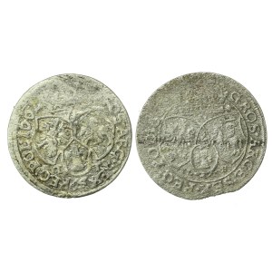 Jan II Kazimierz, zestaw szóstak 1662 i 166?. Razem 2 szt. (1204)