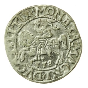 Zygmunt II August, Półgrosz 1558, Wilno - LI/LITVA (1206)