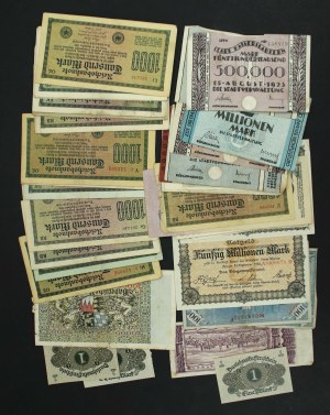 Germany, set of banknotes. Total of 48 pcs. (877)
