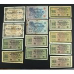 Niemcy, zestaw banknotów. Razem 48 szt. (877)