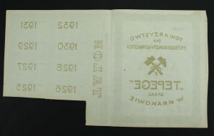 Society for Mining Enterprises TEPEGE S.A. in Krakow, 100 x 1,000 mkp 1923 (952)