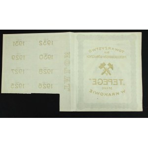 Towarzystwo dla Przedsiębiorstw Górniczych TEPEGE S.A. w Krakowie, 1.000 mkp 1923 (953)
