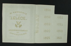 Society for Mining Enterprises TEPEGE S.A. in Krakow, 20 x 1,000 mkp 1923 (954)