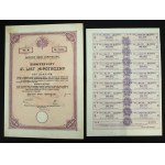 Stock Mortgage Bank, 4% conversion mortgage letter, 100 zloty 1926 (959)