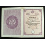 Stock Mortgage Bank, 4% conversion mortgage letter, 100 zloty 1926 (959)