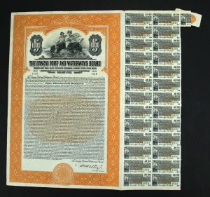 Danzig, The Danzig Port and Waterways Board, $1,000 1927. unprinted (961)