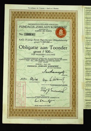 Bond, Kornick Plant Foundation, 500 guilders 1929 (968)
