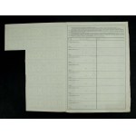 6% National Loan - registered bond 50 zlotys 1934 (975)
