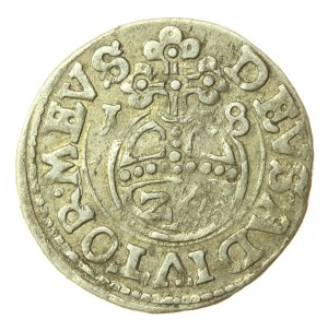 Pomerania, Boguslaw XIV, 1618 penny, Darlowo (1232)