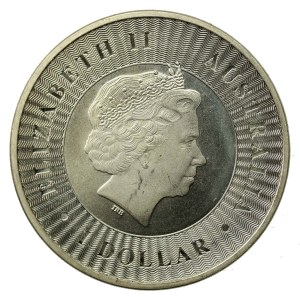 Australia, Elizabeth II, $1 2017 - Kangaroo, 1 oz. Ag 999 (940)