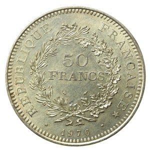 Francja, V Republika, 50 franków 1976 (977)