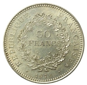 France, Fifth Republic, 50 francs 1976 (977)