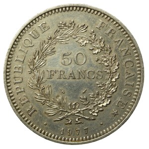 Francja, V Republika, 50 franków 1977 (978)