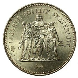 Francja, V Republika, 50 franków 1974 (982)