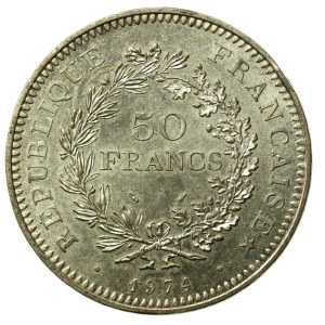 Francja, V Republika, 50 franków 1974 (982)