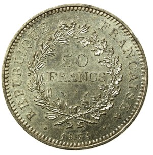 France, Fifth Republic, 50 francs 1974 (982)