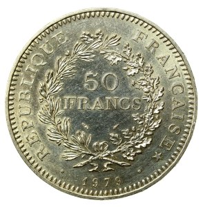 Francja, V Republika, 50 franków 1979 (988)