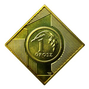 III RP, 1 grosz klipa 10 lat w obiegu (945)