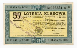 57 Class Lottery, Krakow 1949 (1256)