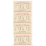 49 National Money Lottery, Krakow 1961 A, B, C, D. Total of 4 pcs. (1259)