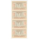 74 National Money Lottery, 1963 A, B, C, D. Total of 4 pcs. (1263)