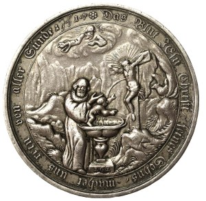 Germany, Nuremberg, religious medal, early 18th century (625)