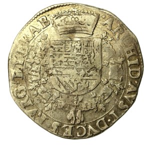 Spanish Netherlands, Brabant, Albert and Isabella, 1/2 Patagon Brussels no date (630)