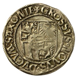 Germany, Saxony, Frederick III, George and John, penny without date (1498-1571), Annaberg (634)