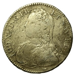 Francja, Ludwik XV, 1/2 ecu 1726, Paryż (635)