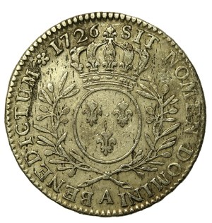 France, Louis XV, 1/2 ecu 1726, Paris (635)
