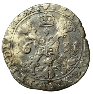 Spanish Netherlands, Brabant, 1/4 Patagon 1631, Brussels (640)