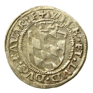Niemcy, Bawaria, Wilhelm i Ludwik, 1/2 batzen, 1525 (647)