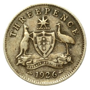 Australia 3 pence, 1926 (685)