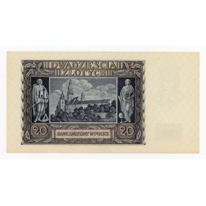 GG, 20 złotych 1940 L (1306)