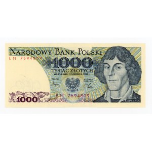 PRL, 1.000 złotych 1982 GN (1308)