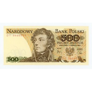 PRL, 500 złotych 1982 DT (1310)