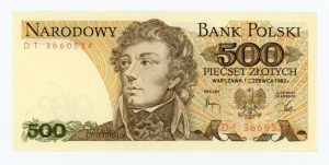 PRL, 500 zloty 1982 DT (1310)