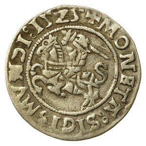 Sigismund I the Old, Half-penny 1525, Vilnius. Partially one-sided minting (579)