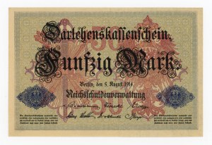 Deutschland, 50 Mark 1914 (206)