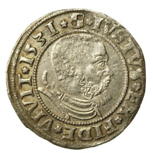 Ducal Prussia, Albrecht Hohenzollern, 1531 penny, Königsberg (729)