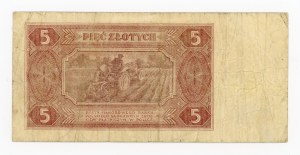 PRL, 5 Zloty 1948 AŁ (333)